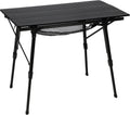 PORTAL Camping Table Foldable Portable with Adjustable Legs, Aluminum Folding Table Roll Up Table with Carrying Bag for Outdoor,