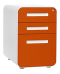 Laura Davidson Furniture Stockpile 3 Drawer File Cabinet with Lock - Under Office Desk Metal Filing Cabinet, Legal/Letter File F