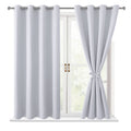Hiasan Blackout Curtains for Bedroom, 52 x 54 Inches Long - Thermal Insulated & Energy Saving Window Curtains for Living Room, 2
