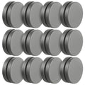 Jetec 12 Pairs Shower Curtain Weights Waterproof Magnetic Drapery Weights Tablecloth Magnets Bottom Round No Sew Curtain Weights