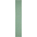 Nourison Positano Indoor/Outdoor Blue/Green 22 x 12 Area Rug, Easy Cleaning, Non Shedding, Bed Room, Living Room, Dining Room,