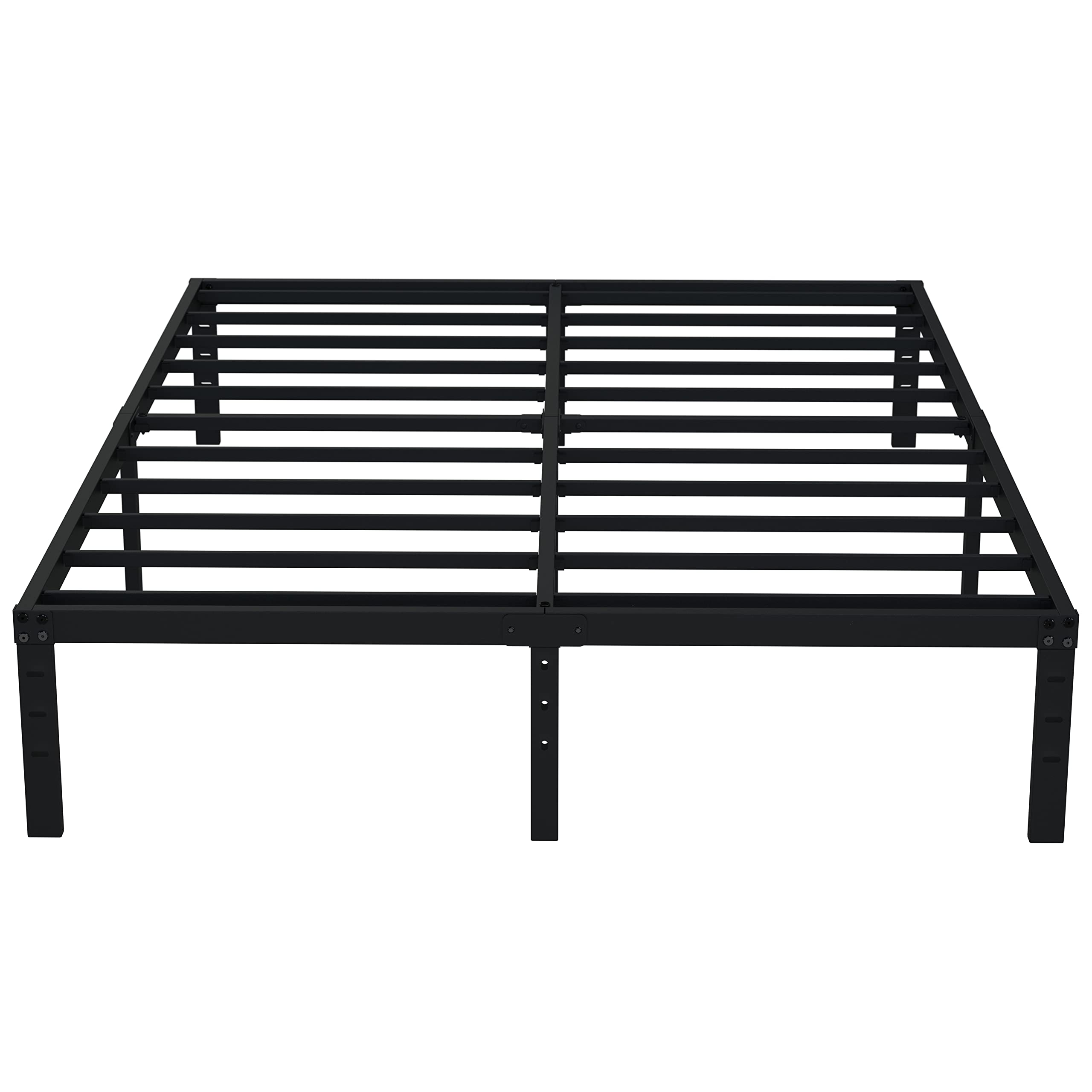 EMODA 14 Inch California King Bed Frames Heavy Duty Metal Cal King Platform with Steel Slats Support, No Box Spring Needed, Nois