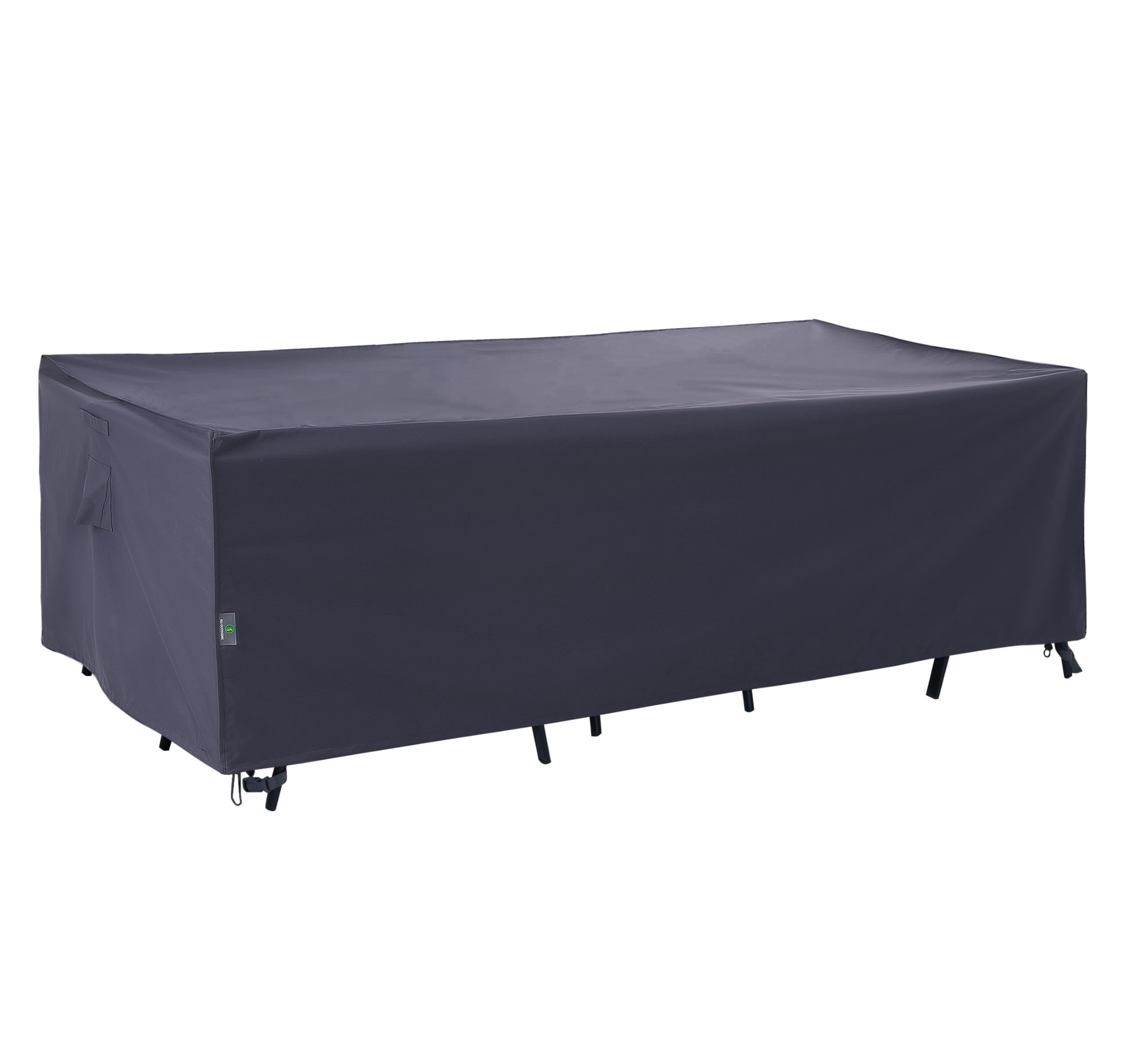 F&J OUTDOORS Patio Outdoor Patio Table Cover 62 x 42 x 27.5 inches, Waterproof UV Resistant Snow Protection for Rectangular Dini