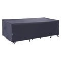 F&J Outdoors Patio Table Covers Waterproof Rectangular 86 x 44 x 27.5 inches, UV Resistant Snow Protection for Outdoor Dining Ta