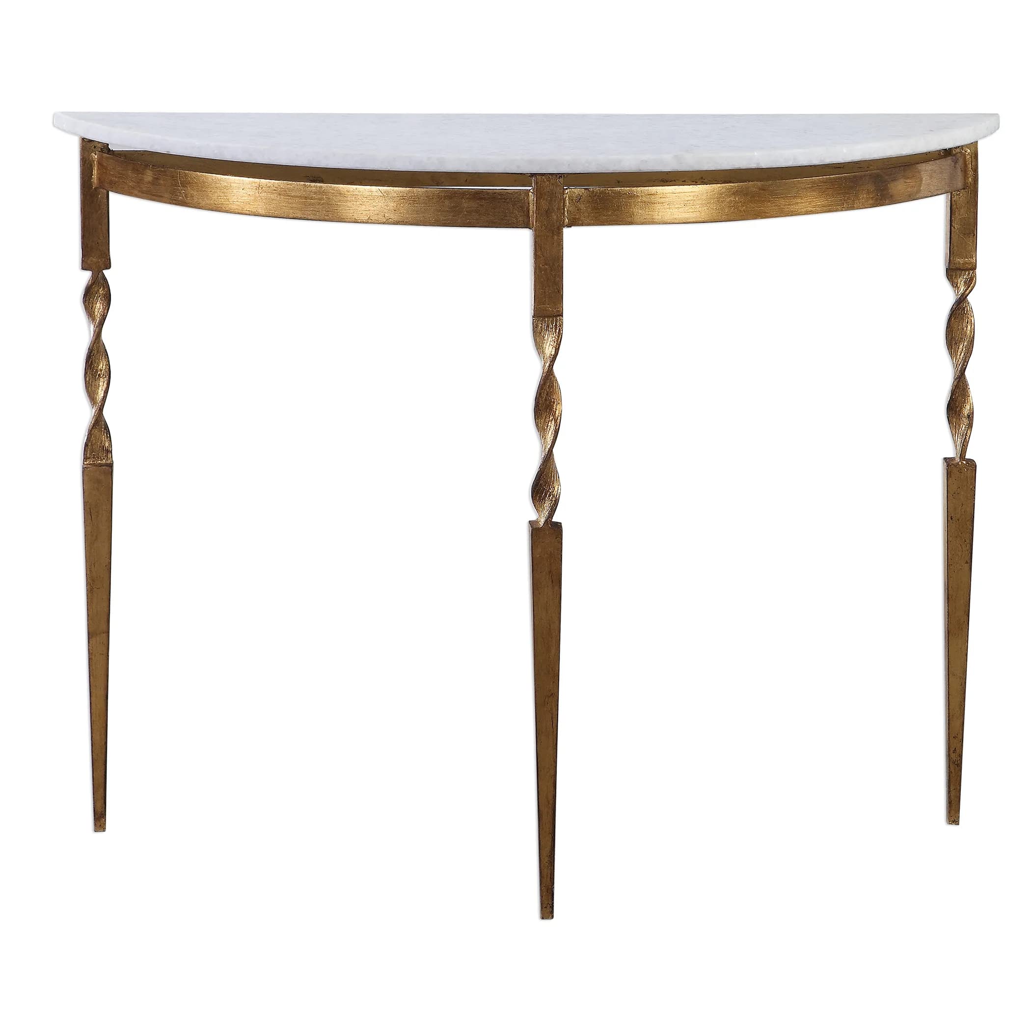 Uttermost Imelda - 40 inch Console Table - Antiqued Gold
