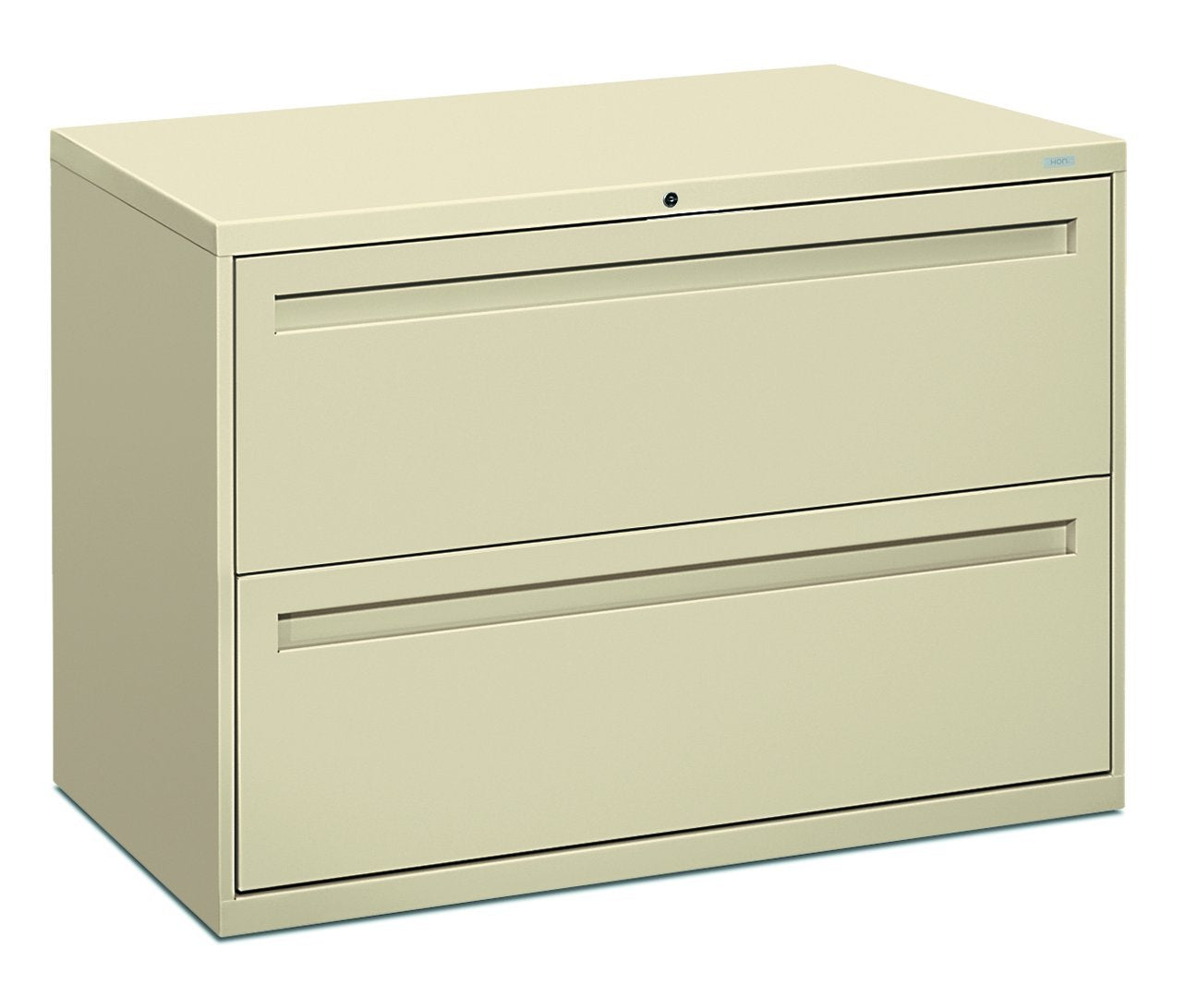 HON Brigade 700 Series Lateral File, 2 Legal/Letter-Size File Drawers, Putty, 42 X 18 X 28