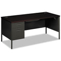 HON Metro Classic Series Single PedestalL Workstation Desk