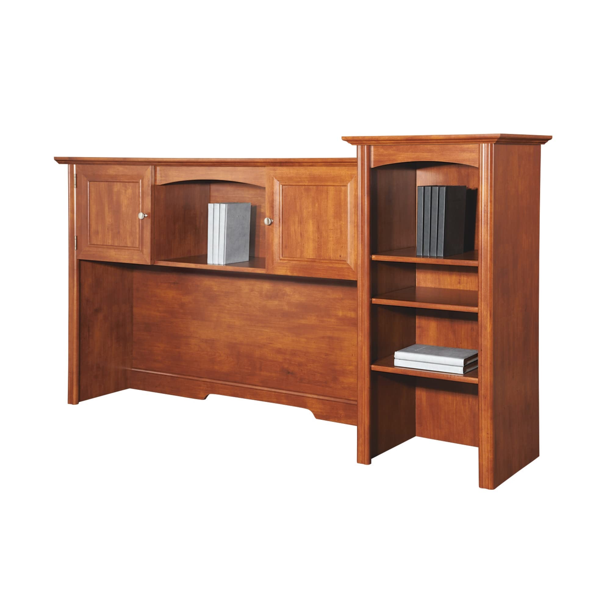 Realspace Broadstreet 65W Hutch For U-Shaped Desk, Maple