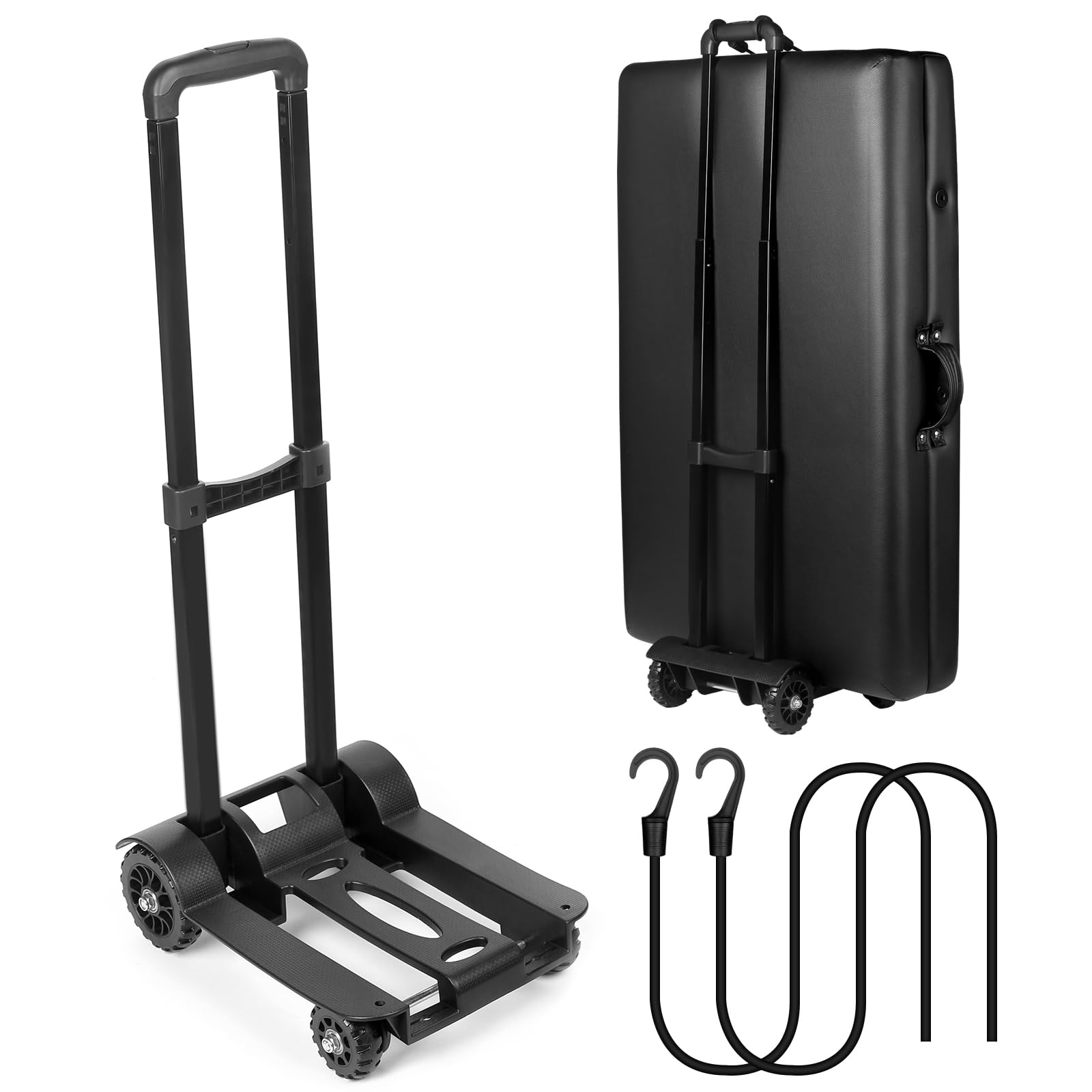 Masajeo Massage Table Cart Portable Massage Table Traveler Cart Massage Table Cart with Wheels Portable Massage Table Carrier Tr