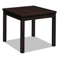 HON 80192NN Laminate Occasional Table, Square, 24w x 24d x 20h, Mahogany