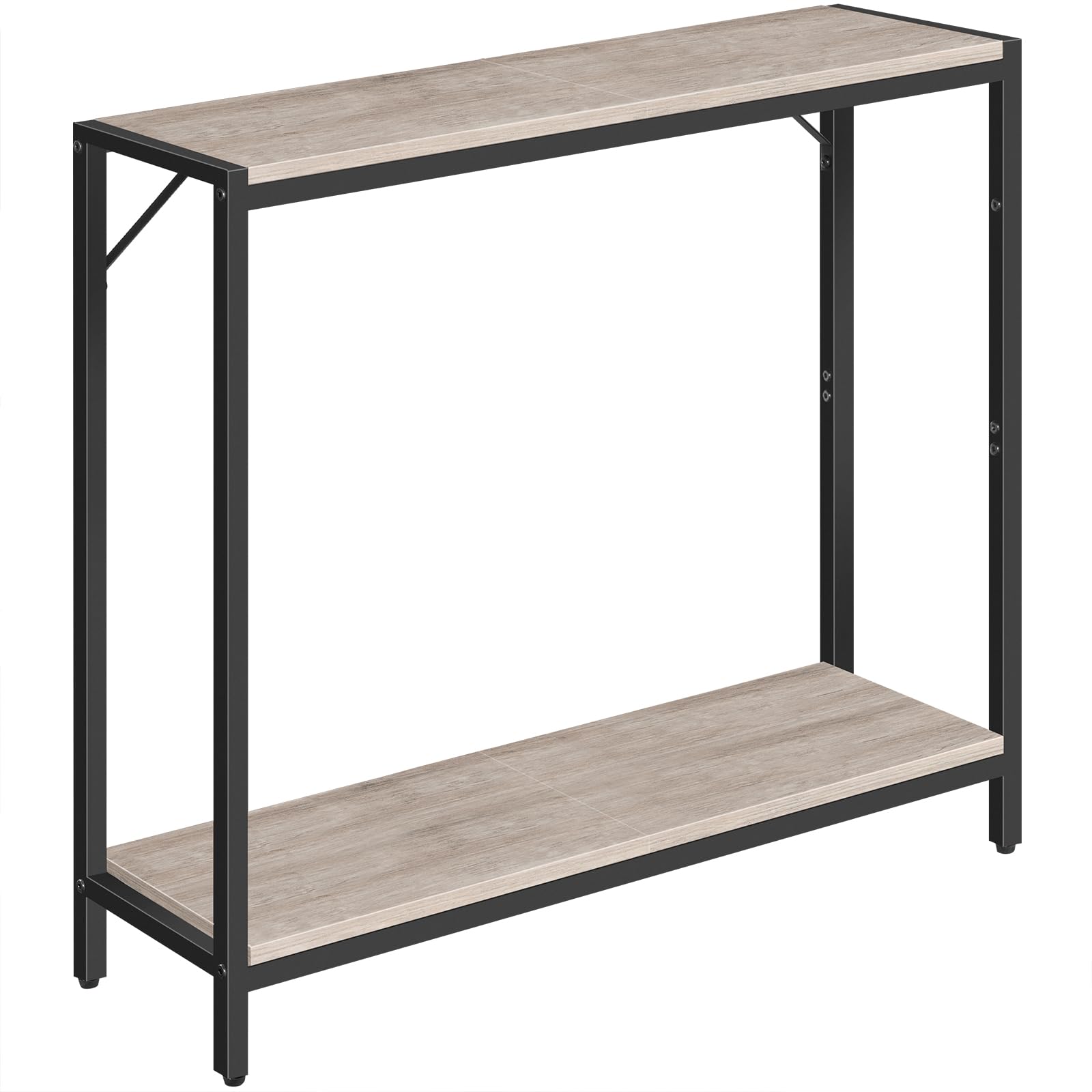 MAHANCRIS Console Table, 2-Tier Entrance Table, Behind Sofa Table, Industrial Style, Sturdy and Stable, for Living Room, Entrywa
