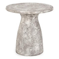 Kosas Home Collins 18 Outdoor Accent Table Light Gray