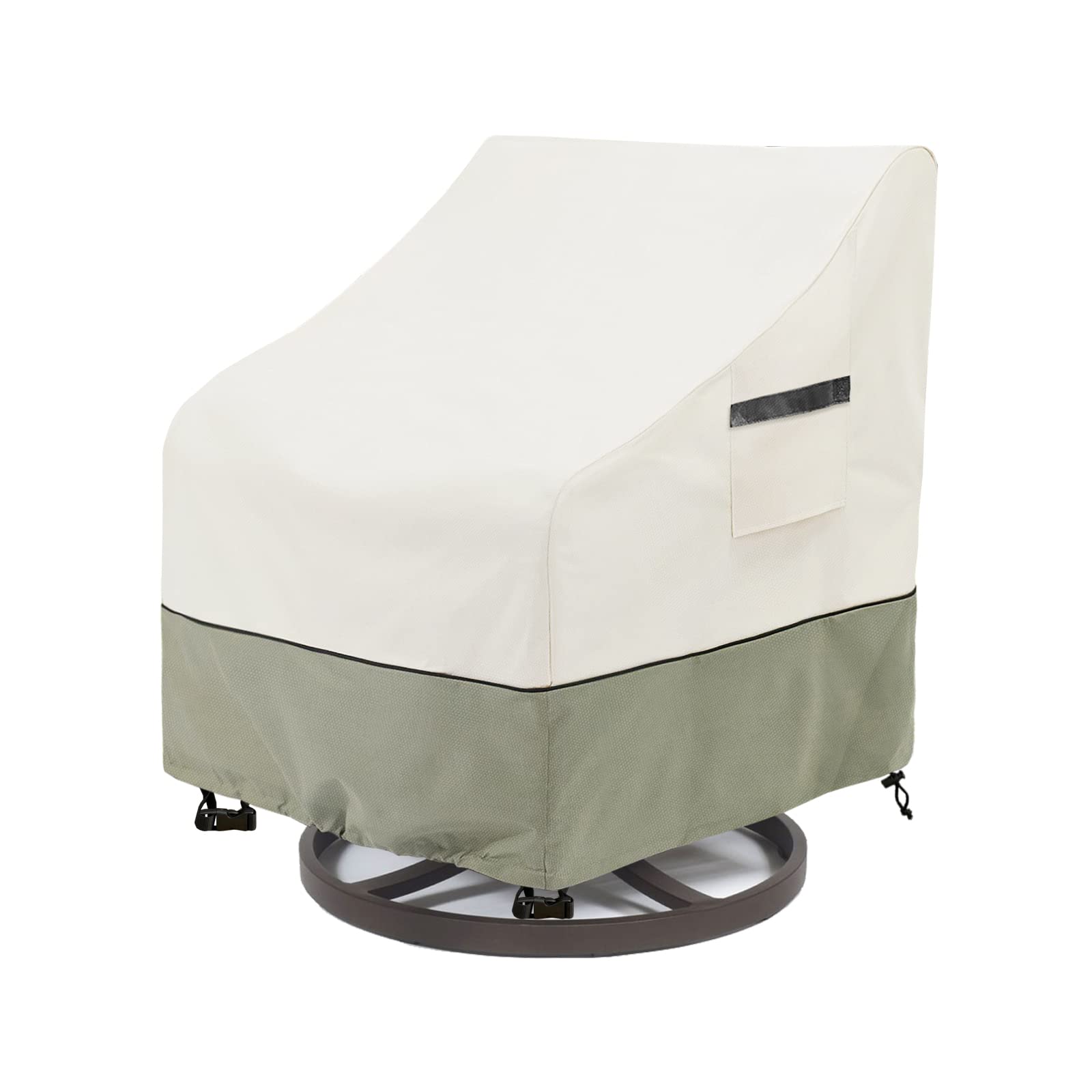 LSongSKY Outdoor Swivel Lounge Chair Cover,100% Waterproof Heavy Duty Outdoor Chair Covers,(33 L x 37 W x 38.5 H inches) Patio F