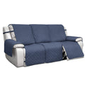 PureFit Water Resistant Reversible Sofa Covers for Reclining Sofa 3 Seat - Non Slip Split Recliner Couch Cover for 3 Cushion Cou