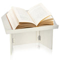 AdirOffice Tabletop Podium, Folding Podium Ideal as a Tabletop Lectern, White