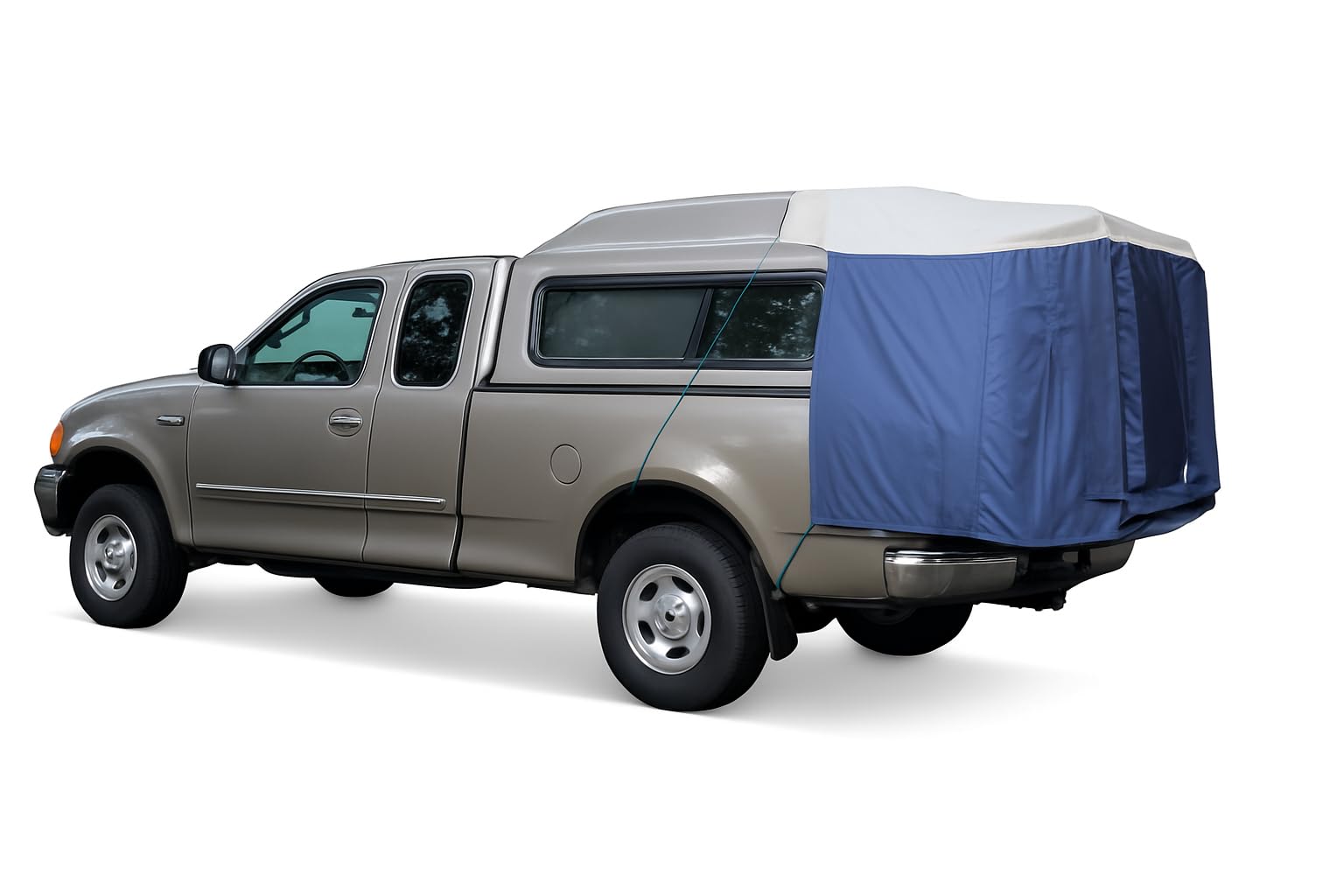DAC DA2 Full-Size Truck Bed Tent for Caps - Fits Ford F-150, Chevy Silverado, Toyota Tundra, Tacoma (2005+), Tailgate = 58 - Con