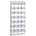 REGELOGO 28 Large Pocket Over the Door Shoe Organzier, Hanging Shoe Rack for Door Large Capacity Shoe Organizer Holder with 4 Me