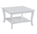 Convenience Concepts American Heritage Square Coffee Table, White
