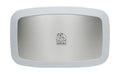 Koala Kare KB200-05SS Horizontal Wall Mounted Baby Changing Station with Stainless Steel Veneer, White Granite