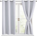 Hiasan Blackout Curtains for Bedroom - Thermal Insulated & Energy Saving Window Curtains for Living Room, 2 Drape Panels Sewn wi