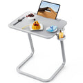 SAIJI TV Tray Table - Heavy Duty Extra Large TV Tray, Upgraded TV Dinner Trays for Eating Snack Food, Tilt & Height Adjustable T