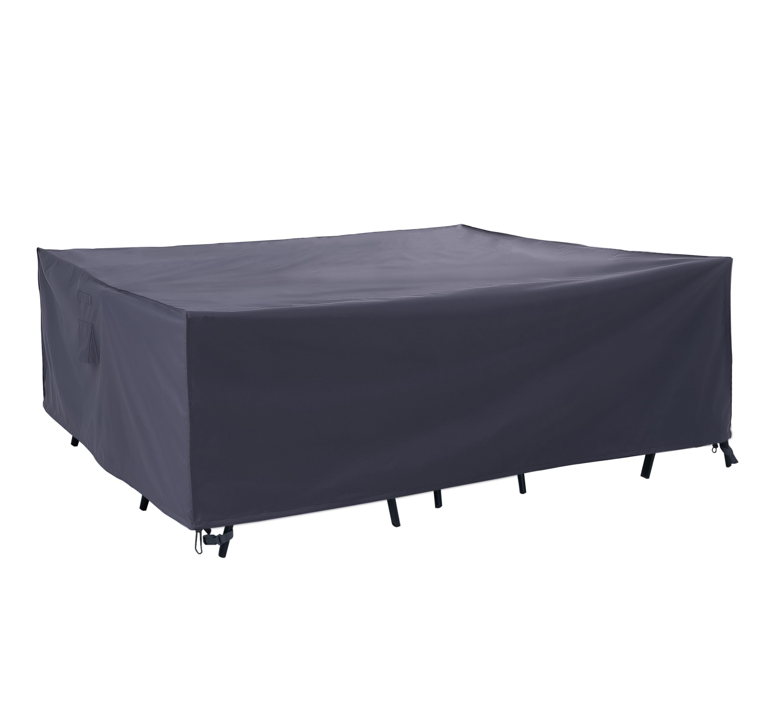 F&J Outdoors Patio Table Covers Waterproof UV Resistant Outdoor Table Covers Medium-Small Furniture Covers, 74W x 47D x 27.5H