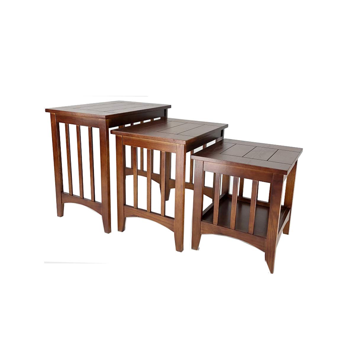 Benjara Nesting Table, Brown