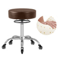 Mineloff Rolling Stool with Wheels 400lbs Weight Capacity,Heavy Duty Lash Chair Adjustable for Tatoo Lab Massage Salon Spa Draft