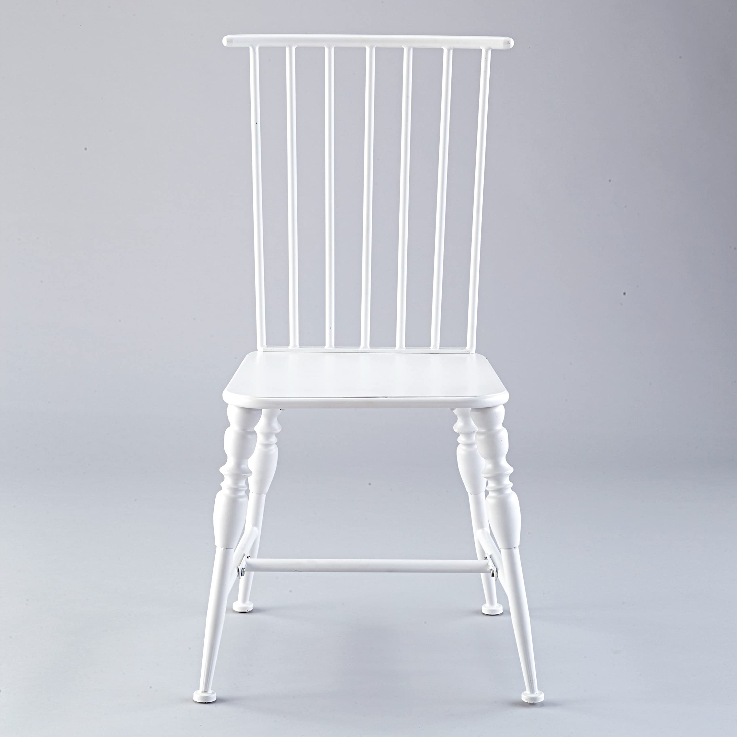 Metal Spindle Leg Chairs or Tables - White Chair