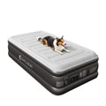 CHILLSUN 2025 Upgraded Twin Air Mattress with Built in Pump, 3 Mins Quick Self-Inflation Inflatable Airbed, Comfortable Top Surf