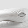 Niagara 2 Pack Pillow Protectors King 20x36 Cotton Sateen Tight Weave High Thread Count 400 Style Zippered White Hotel Quality N