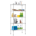Adjustable NSF-Certified Metal Shelf Wire Shelving Unit Storage for Small Places Restaurant Garage Pantry Kitchen Garage Rack (C