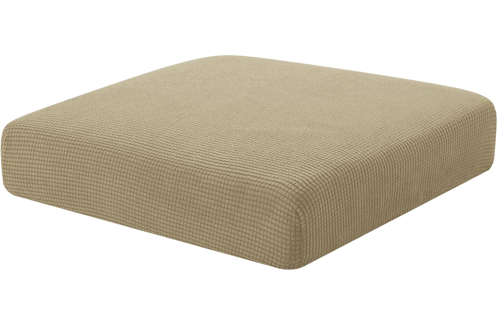 Hokway Couch Cushion Covers Stretch Cushion Covers Sofa Seat Cushion Slipcover Cushion Protector(Sand, Small)