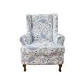 HAOYONG Wing Chair Slipcovers Printed Wingback Chair Covers 2 Pieces Wingback Armchair Slipcover Stretch Chair Slip Covers Washa