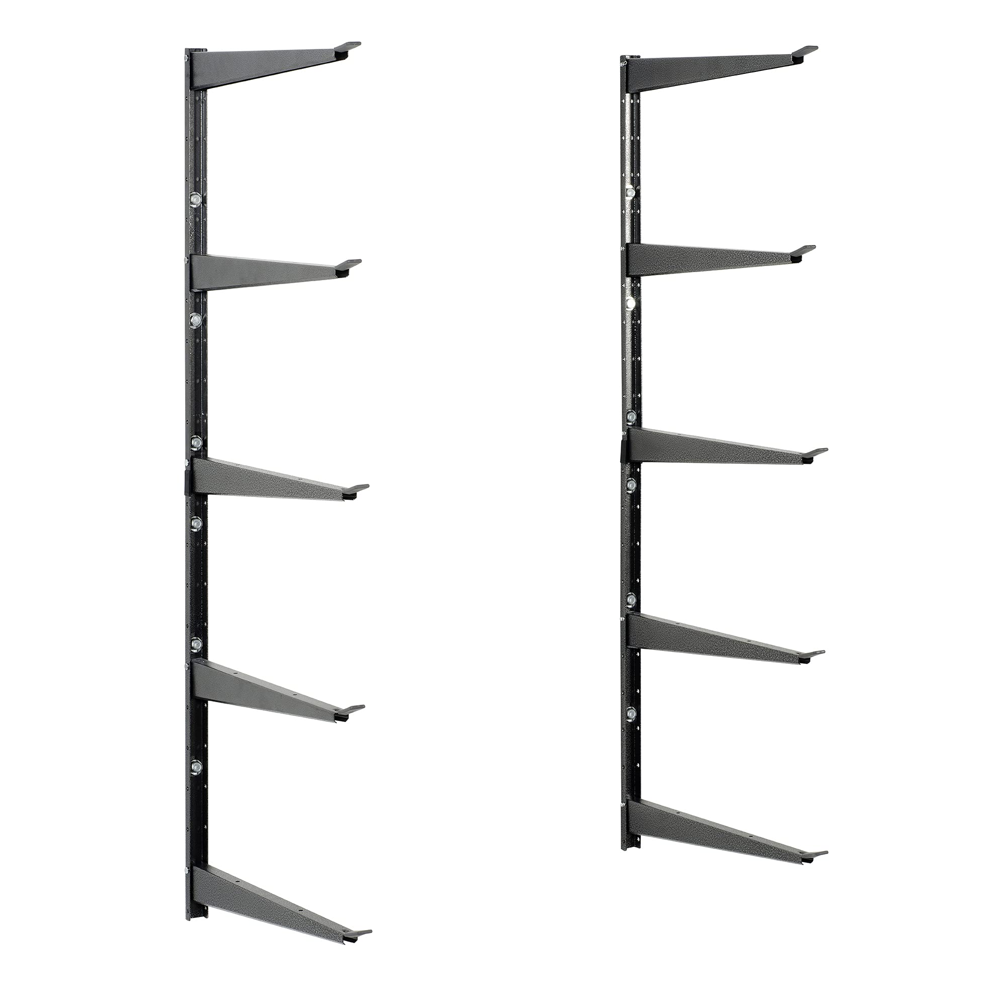 Heavy Duty Lumber Storage Rack by Delta Cycle, Holds Up to 800 lbs - Easy to Install Wood Storage Rack with Fully Adjustable Arm
