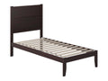 AFI NoHo Twin Size Platform Bed with Charging Station in Espresso
