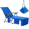 VOCOOL Chaise Lounge Cover Pool Chair Cover Soft and Quick Dry Beach Chair Towel Cover with Pocket for Sun Lounger Pool Sunbathi