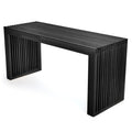 APRTAT Bamboo Dining Bench, 35 inch Farmhouse Decor Indoor Kitchen Table Bench, Entryway Shoe Rack Bench, Outdoor Bench, Solid B