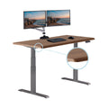 Vari ComfortEdge Height Adjustable Standing Desk- 60x30 Varidesk Sit-Stand Desk for Work from Home- Sloped Ergonomic Front Edge,