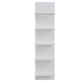 Danya B. Decorative Wall Mount Vertical Shelving Unit - Modern Column Shelves (White)