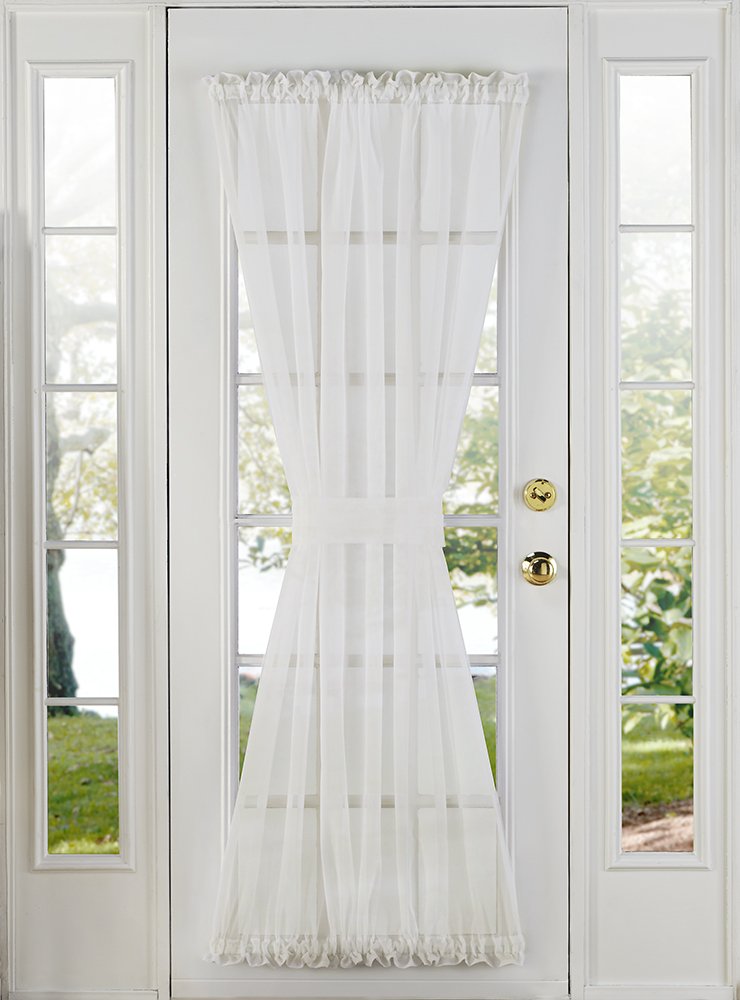 Stylemaster Elegance Sheer Voile Door Panel, 60 x 72, Beige