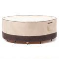 F&J Outdoors Patio Furniture Covers Waterproof UV Resistant Rip-stop Fabric Round Outdoor Furniture Cover, 96 Diameter