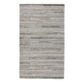 Kosas Home Fallon 24 x 36 Striped Polyester Fabric Area Rug in Gray