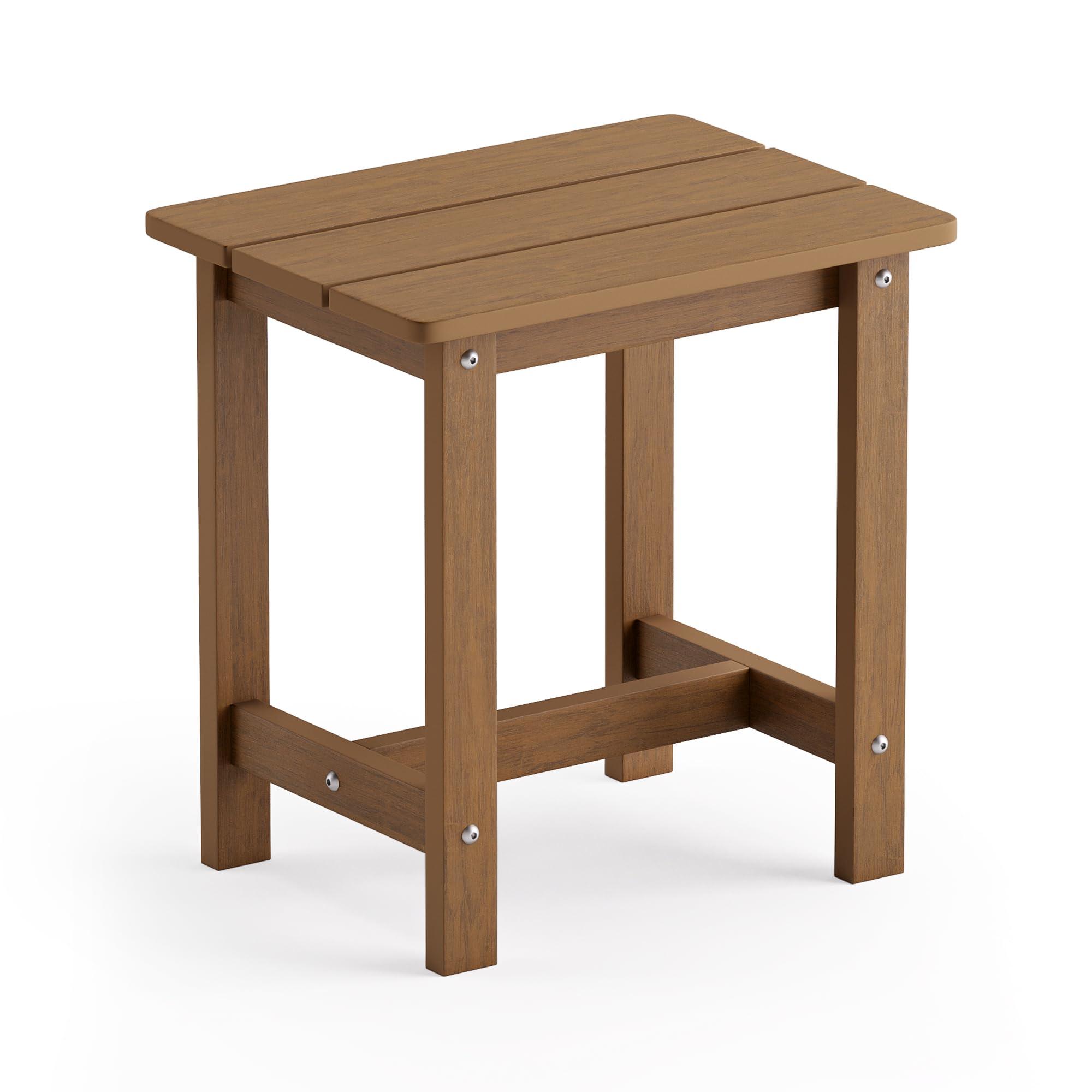 LUE BONA Outdoor Side Table, HDPS Small Outdoor Table, Adirondack Side Table, Outside End Table for Patio, Porch, Deck, Pool, We
