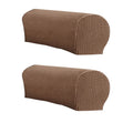 LINGXIYA Soft Stretch Plush Armrest Covers, Spandex Armrest Covers for Chairs/Sofas, Couch Arm Covers, Furniture Protector Armch