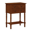 Convenience Concepts Kendra Entryway Hall Table 23.75 - 3 Storage Drawers, Traditional Console with Shelf for Decor, Office & Ha