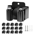 Verdenu Broom Holder Wall Mount, Mop and Broom Holder Wall Mount, Stainless Steel Command Broom Holder with Screws, Garden Tool 