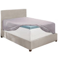 Hearth & Harbor Grey Lavender Twin XL Fitted Sheet Only, Extra Deep Pocket Fitted Bed Sheet, 1800 Microfiber XL Twin Fitted Shee