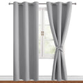 Hiasan Blackout Curtains for Bedroom, 38 x 84 Inches Long - Thermal Insulated & Light Blocking Window Curtains for Living Room, 