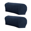 LINGXIYA Soft Stretch Plush Armrest Covers, Armrest Covers for Chairs/Sofas, Couch Arm Covers, Furniture Protector Armchair Slip